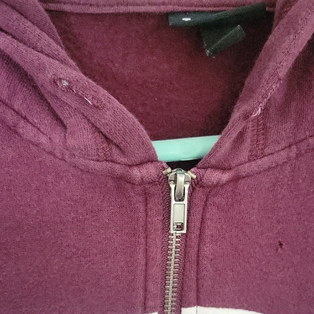Torrid Burgundy Zip-Up Hoodie - Picture 6 of 6